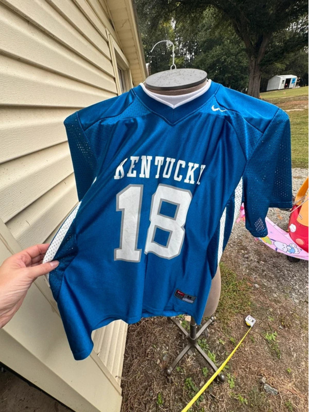 University of Kentucky Youth Football Jersey Medium